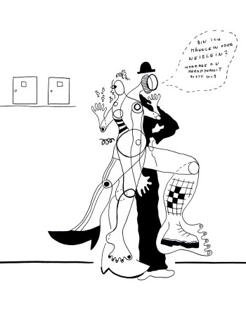 Nicht wissen ob man Männlein oder Weiblein ist oder Hommage an Hermaphroditus und die Selbstbestimmung