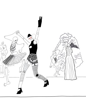 Schwarzer Humor oder dem Tod ins Gesicht lachen oder ihm die kalte Schulter zeigen oder den Tot todschweigen