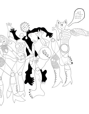 Wer spielt hier welche Rolle  oder händeringend