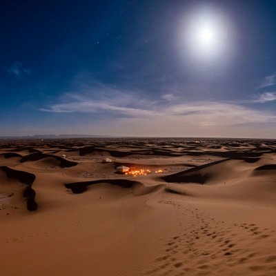 Vollmond in der Sahara #3870