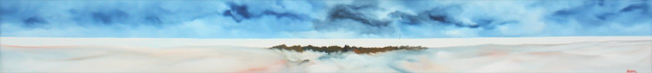 Wolken in der Lagune