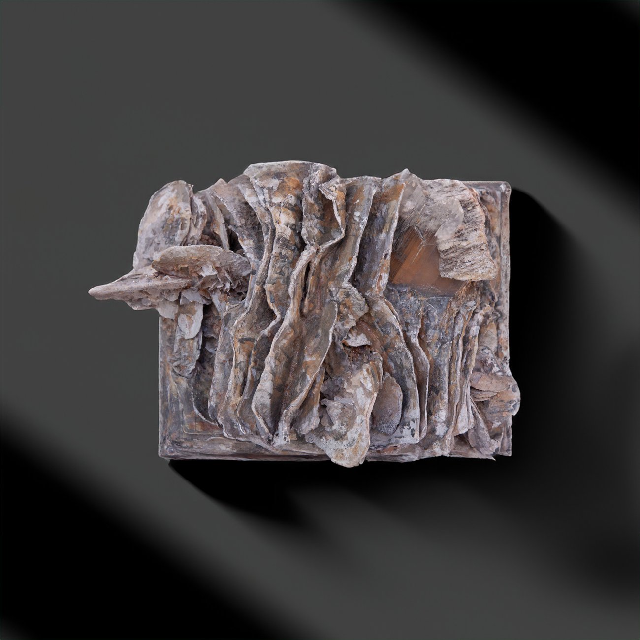 Bergkristal mit Schwamm