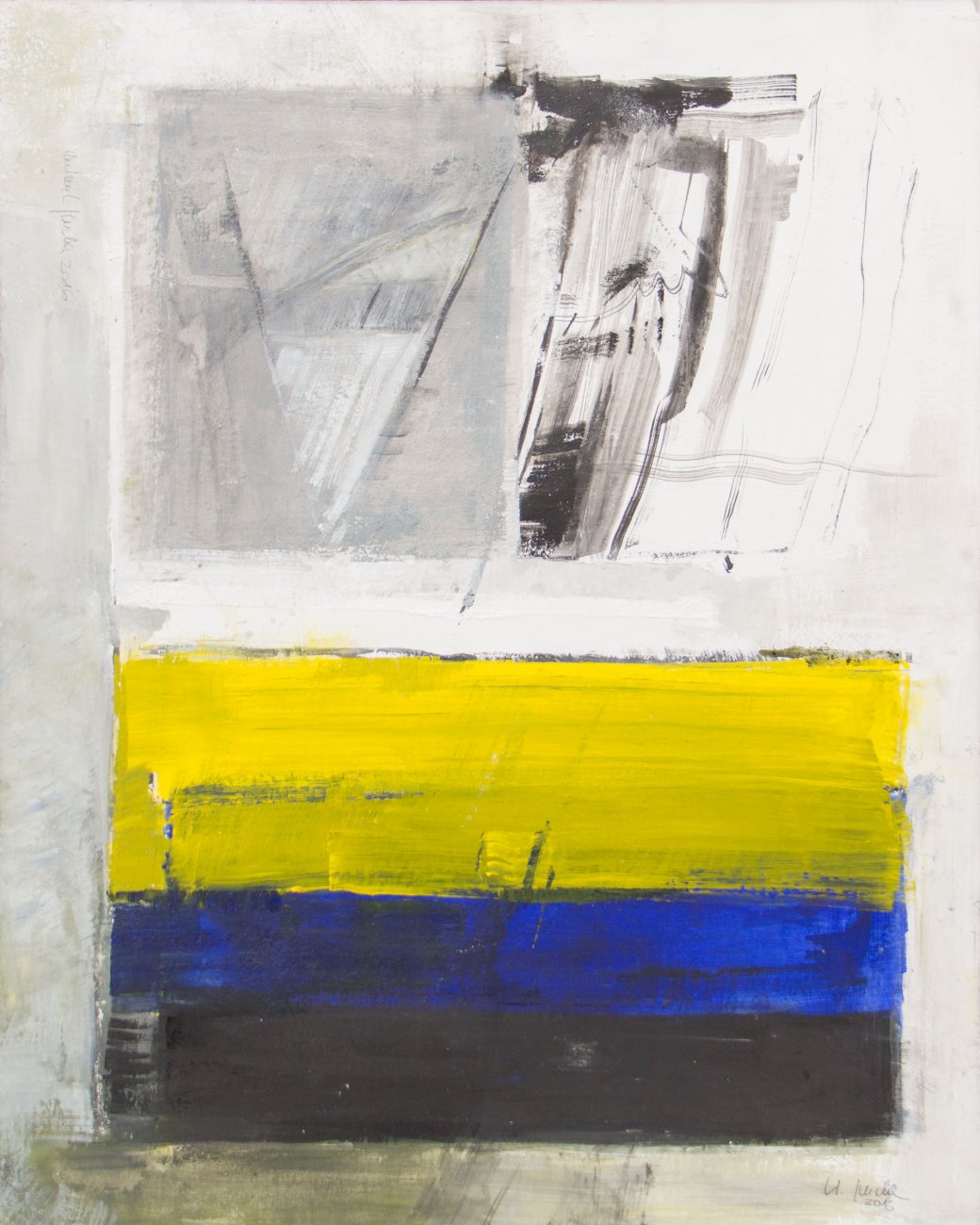 Farbklänge und linearer Duktus