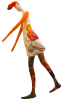 Muse mit Koi 1