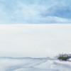 Schnee in der Lagune